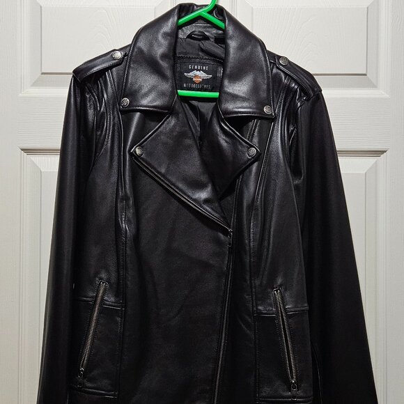 Women's HARLEY-DAVIDSON® Lisbon Debossed Leather Jacket 2W 97029-22VW/002W